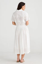 Load image into Gallery viewer, Brave and True Paris Skirt - White
