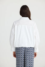 Load image into Gallery viewer, Brave and True Fisher Shirt - White
