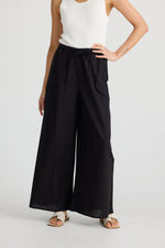 Load image into Gallery viewer, Brave and True Lana Linen Pant - Black
