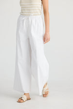 Load image into Gallery viewer, Brave and True Lana Linen Pant - White
