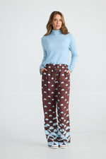 Load image into Gallery viewer, Brave and True Second Valley Pant - Blue Brown Geo
