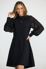 Load image into Gallery viewer, Brave and True Nancy Dress - Black

