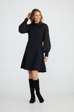 Load image into Gallery viewer, Brave and True Nancy Dress - Black
