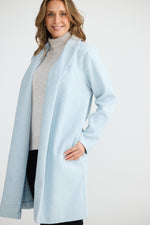 Load image into Gallery viewer, Brave and True Bella Coat - Ice Blue Marle
