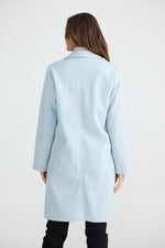 Load image into Gallery viewer, Brave and True Bella Coat - Ice Blue Marle
