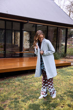 Load image into Gallery viewer, Brave and True Bella Coat - Ice Blue Marle
