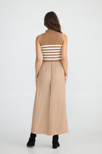 Load image into Gallery viewer, Brave and True Gabriel Dress - Coffee With White
