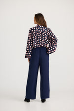 Load image into Gallery viewer, Brave and True Astrid Pant - Navy
