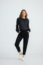 Load image into Gallery viewer, Brave and True Wayfarer Pant - Black
