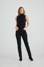 Load image into Gallery viewer, Brave and True Skye Knit Top - Black - Mitchell McCabe Menswear
