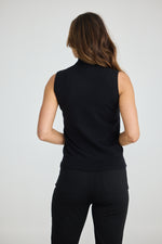 Load image into Gallery viewer, Brave and True Skye Knit Top - Black - Mitchell McCabe Menswear
