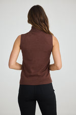 Load image into Gallery viewer, Brave and True Skye Knit Top - Chocolate Marle - Mitchell McCabe Menswear
