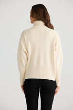 Load image into Gallery viewer, Brave and True Sophie Knit Jumper - Winter White
