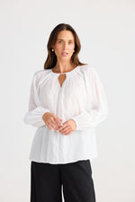 Load image into Gallery viewer, Brave and True Raphael Top - White
