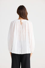 Load image into Gallery viewer, Brave and True Raphael Top - White
