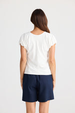 Load image into Gallery viewer, Brave and True Charli Tee - White
