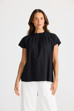 Load image into Gallery viewer, Brave and True Elsie Top - Black
