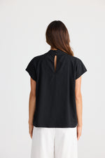 Load image into Gallery viewer, Brave and True Elsie Top - Black
