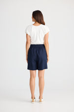 Load image into Gallery viewer, Brave and True Broadway Short - Navy
