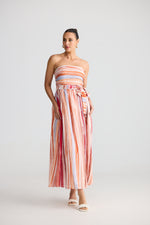 Load image into Gallery viewer, Brave and True Avalon Dress - Painterly Stripe
