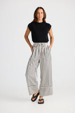 Load image into Gallery viewer, Brave and True Portia Pant - Black Stripe
