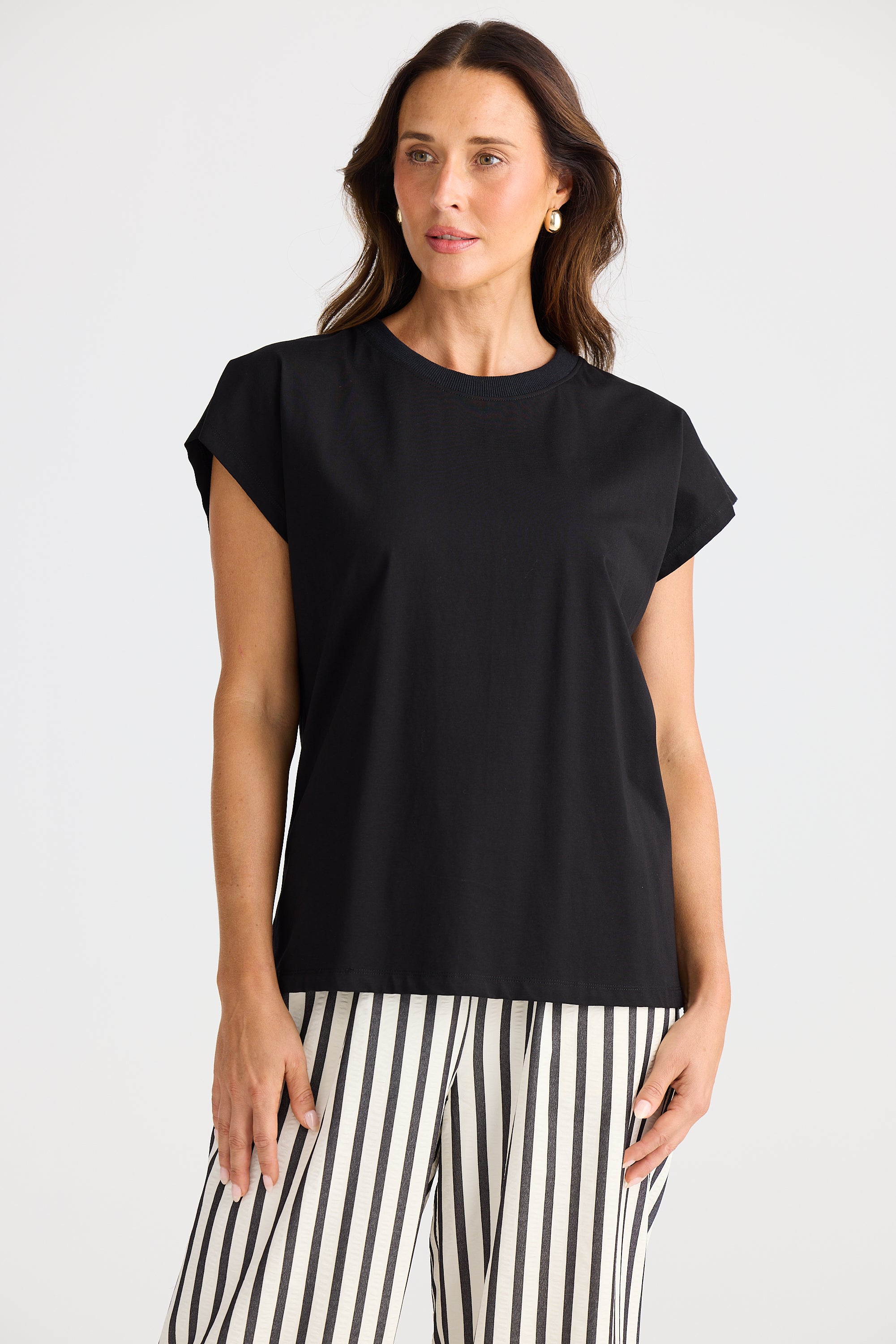 Brave and True Michel T-Shirt - Black