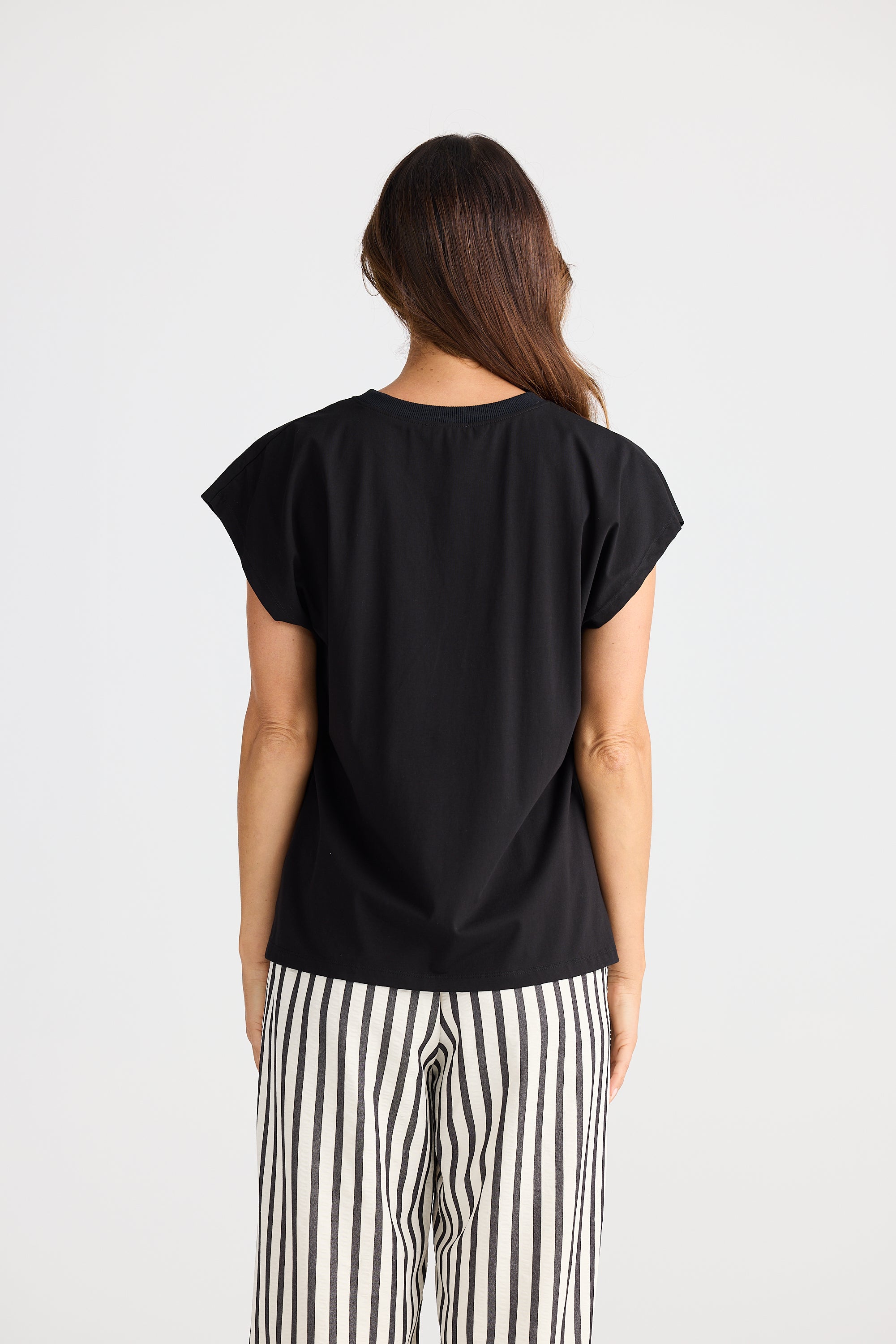 Brave and True Michel T-Shirt - Black