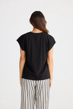 Load image into Gallery viewer, Brave and True Michel T-Shirt - Black
