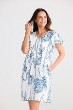 Load image into Gallery viewer, Brave and True Jemma Dress - Coastal Bloom
