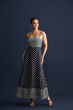 Load image into Gallery viewer, Brave and True Grace Dress - Spot Stripe

