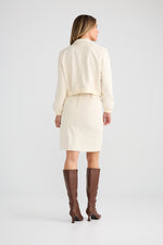 Load image into Gallery viewer, Brave and True Bronwyn Bomber Jacket - Ecru - Mitchell McCabe Menswear
