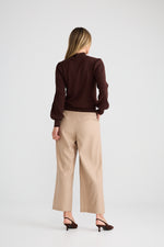 Load image into Gallery viewer, Brave and True Briony Knit Top - Dark Chocolate - Mitchell McCabe Menswear
