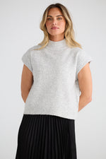 Load image into Gallery viewer, Brave and True Skyler Knit - Grey Marle - Mitchell McCabe Menswear
