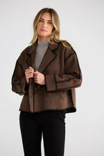 Load image into Gallery viewer, Brave and True Briony Jacket - Chocolate
