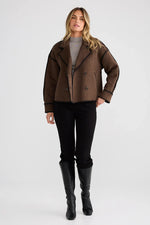 Load image into Gallery viewer, Brave and True Briony Jacket - Chocolate
