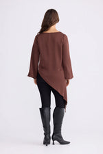 Load image into Gallery viewer, Brave and True Kirsten Top - Chocolate
