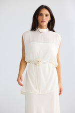 Load image into Gallery viewer, Brave and True Bethany Top - Oyster

