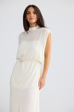 Load image into Gallery viewer, Brave and True Bethany Top - Oyster

