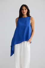 Load image into Gallery viewer, Brave and True Jude Top - Cobalt
