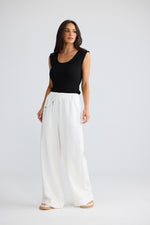 Load image into Gallery viewer, Brave and True Jude Pant - White
