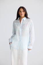 Load image into Gallery viewer, Brave and True Louis Shirt - Powder Blue
