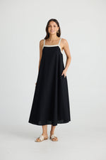 Load image into Gallery viewer, Brave and True Erica Dress - Black and Natural - Mitchell McCabe Menswear
