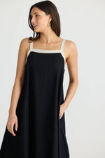Load image into Gallery viewer, Brave and True Erica Dress - Black and Natural - Mitchell McCabe Menswear
