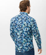 Load image into Gallery viewer, Brax Harold Printed Shirt - Blue Floral
