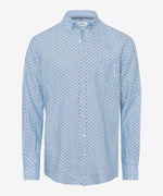 Load image into Gallery viewer, Brax Daniel Printed Linen Shirt - Sky
