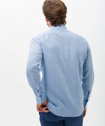Load image into Gallery viewer, Brax Daniel Printed Linen Shirt - Sky
