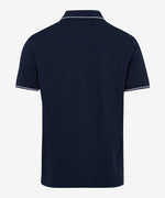 Load image into Gallery viewer, Brax Percy Zip Polo - Navy
