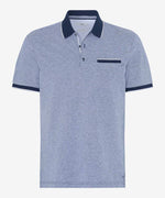 Load image into Gallery viewer, Brax Paddy Two Tone Polo - Navy
