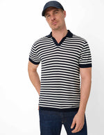 Load image into Gallery viewer, Brax Paz S Stripe Polo - Blue
