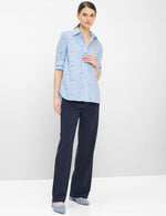 Load image into Gallery viewer, Brax Viki Embroidered Shirt - Blue
